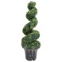 Planta espiral de Boj artificial con macetero verde 100 cm de , Flora artificial - Ref: Foro24-336505, Precio: 91,11 €, Descu...