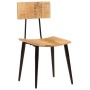 Sillas de comedor 2 uds madera maciza de mango 44x40x80 cm de , Sillas de comedor - Ref: Foro24-348161, Precio: 207,33 €, Des...