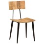 Sillas de comedor 2 uds madera maciza de mango 44x40x80 cm de , Sillas de comedor - Ref: Foro24-348161, Precio: 207,33 €, Des...