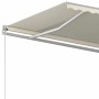 Toldo manual retráctil crema 450x350 cm de vidaXL, Toldos - Ref: Foro24-3068997, Precio: 386,64 €, Descuento: %