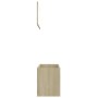 Set de muebles de baño 2 pzas madera contrachapada blanco roble de , Muebles de baño - Ref: Foro24-804814, Precio: 81,23 €, D...