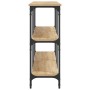 Mesa consola madera de ingeniería roble Sonoma 200x29x75 cm de , Mesas auxiliares - Ref: Foro24-834111, Precio: 130,66 €, Des...
