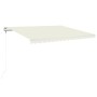 Toldo retráctil automático crema 400x350 cm de vidaXL, Toldos - Ref: Foro24-3068987, Precio: 416,86 €, Descuento: %