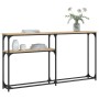 Mesa consola madera de ingeniería roble Sonoma 145x22,5x75 cm de , Mesas auxiliares - Ref: Foro24-834096, Precio: 57,66 €, De...