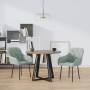 Sillas de comedor 2 unidades terciopelo gris claro de , Sillas de comedor - Ref: Foro24-344845, Precio: 145,90 €, Descuento: %