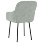 Sillas de comedor 2 unidades terciopelo gris claro de , Sillas de comedor - Ref: Foro24-344845, Precio: 145,90 €, Descuento: %