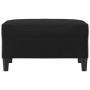 Reposapiés de cuero sintético negro 70x55x41 cm de , Otomanas - Ref: Foro24-349311, Precio: 59,97 €, Descuento: %