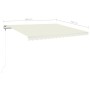 Toldo retráctil automático crema 400x350 cm de vidaXL, Toldos - Ref: Foro24-3068987, Precio: 416,86 €, Descuento: %