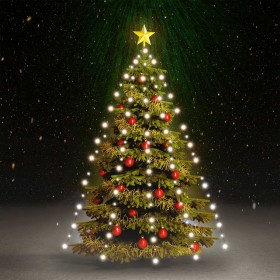 Red de luces de árbol de Navidad 180 LEDs blanco frío 180 cm de , Mangueras y guirnaldas de luces - Ref: Foro24-328872, Preci...