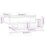 Mesa de centro madera de ingeniería roble marrón 105x55x32 cm de , Mesas de centro - Ref: Foro24-815983, Precio: 66,74 €, Des...