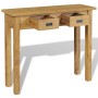 Mesa consola madera de teca maciza 90x30x80 cm de , Mesas auxiliares - Ref: Foro24-244481, Precio: 190,24 €, Descuento: %