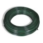 Valla tela metálica con postes acero verde 1x25 m de , Paneles de vallas - Ref: Foro24-140357, Precio: 208,14 €, Descuento: %