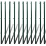 Valla tela metálica con postes acero verde 1x25 m de , Paneles de vallas - Ref: Foro24-140357, Precio: 208,14 €, Descuento: %