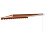Toldo retráctil aluminio y tela naranja y marrón 3x2,5 m de , Toldos - Ref: Foro24-3154441, Precio: 193,87 €, Descuento: %