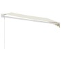 Toldo retráctil aluminio y tela color crema 4,5x3 m de , Toldos - Ref: Foro24-3154429, Precio: 344,04 €, Descuento: %