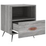 Mesitas noche 2 uds madera ingeniería gris Sonoma 40x35x47,5 cm de , Mesitas de noche - Ref: Foro24-827385, Precio: 54,45 €, ...