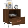 Mesita noche 2 uds madera ingeniería marrón roble 40x35x47,5 cm de , Mesitas de noche - Ref: Foro24-827387, Precio: 61,03 €, ...