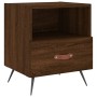 Mesita noche 2 uds madera ingeniería marrón roble 40x35x47,5 cm de , Mesitas de noche - Ref: Foro24-827387, Precio: 61,03 €, ...