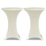 2 Manteles color crema ajustados para mesa de pie - 70 cm diámetro de , Fundas - Ref: Foro24-241208, Precio: 26,16 €, Descuen...