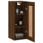 Armario de pared madera ingeniería marrón roble 34,5x34x90 cm de , Aparadores - Ref: Foro24-835025, Precio: 50,80 €, Descuent...