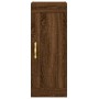 Armario de pared madera ingeniería marrón roble 34,5x34x90 cm de , Aparadores - Ref: Foro24-835025, Precio: 50,80 €, Descuent...