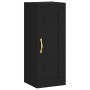 Armario de pared madera de ingeniería negro 34,5x34x90 cm de , Aparadores - Ref: Foro24-835019, Precio: 51,65 €, Descuento: %
