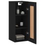 Armario de pared madera de ingeniería negro 34,5x34x90 cm de , Aparadores - Ref: Foro24-835019, Precio: 51,65 €, Descuento: %