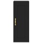 Armario de pared madera de ingeniería negro 34,5x34x90 cm de , Aparadores - Ref: Foro24-835019, Precio: 51,65 €, Descuento: %