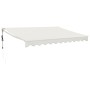 Toldo retráctil automático color crema 3x2,5 m de , Toldos - Ref: Foro24-3154476, Precio: 319,09 €, Descuento: %
