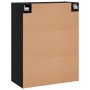 Armarios de pared 2 uds madera de ingeniería negro de , Aparadores - Ref: Foro24-3197890, Precio: 171,15 €, Descuento: %