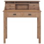 Escritorio de madera maciza de teca 90x50x100 cm de , Escritorios - Ref: Foro24-282851, Precio: 376,49 €, Descuento: %