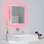 Espejo de baño acrílico blanco brillo 40x8,5x37 cm de , Tocadores de baño - Ref: Foro24-804913, Precio: 30,29 €, Descuento: %