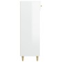 Mueble zapatero madera contrachapada blanco brillo 60x35x105 cm de , Zapateros y organizadores de calzado - Ref: Foro24-81278...