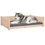 Cama para perros madera maciza de pino 105,5x75,5x28 cm de , Camas para perros - Ref: Foro24-821462, Precio: 88,17 €, Descuen...