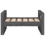 Cama para perros madera maciza de pino gris 55,5x45,5x28 cm de , Camas para perros - Ref: Foro24-821469, Precio: 31,44 €, Des...