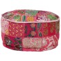 Puf redondo de pachtwork algodón hecho a mano 40x20 cm rosa de , Otomanas - Ref: Foro24-246574, Precio: 50,67 €, Descuento: %