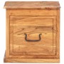 Baúl de madera maciza de acacia 40x40x40 cm de , Baúles de almacenamiento - Ref: Foro24-289649, Precio: 140,08 €, Descuento: %