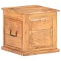 Baúl de madera maciza de acacia 40x40x40 cm de , Baúles de almacenamiento - Ref: Foro24-289649, Precio: 140,08 €, Descuento: %