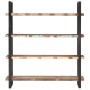 Estantería de 4 niveles madera maciza reciclada 160x40x180 cm de , Librerías y estanterías - Ref: Foro24-321067, Precio: 459,...