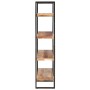 Estantería de 4 niveles madera maciza reciclada 160x40x180 cm de , Librerías y estanterías - Ref: Foro24-321067, Precio: 459,...