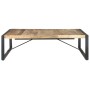 Mesa de centro madera de mango rugosa 140x140x40 cm de , Mesas de centro - Ref: Foro24-321576, Precio: 379,18 €, Descuento: %