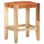 Taburetes de bar 2 piezas cuero auténtico marrón 60 cm de , Taburetes de cocina - Ref: Foro24-321831, Precio: 143,59 €, Descu...