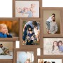 Marco collage para fotos 10x(10x15 cm) marrón claro MDF de , Marcos para fotos - Ref: Foro24-332776, Precio: 28,91 €, Descuen...