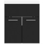 Mueble con lavabo madera de ingeniería negro de vidaXL, Tocadores de baño - Ref: Foro24-3070812, Precio: 114,77 €, Descuento: %