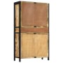 Aparador de madera maciza de mango sin tratar 100x40x175 cm de , Aparadores - Ref: Foro24-351709, Precio: 734,68 €, Descuento: %