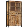 Aparador de madera maciza de mango sin tratar 100x40x175 cm de , Aparadores - Ref: Foro24-351709, Precio: 734,68 €, Descuento: %