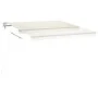 Toldo automático con LED sensor de viento crema 450x350 cm de vidaXL, Toldos - Ref: Foro24-3069012, Precio: 657,32 €, Descuen...