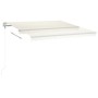 Toldo automático con LED sensor de viento crema 450x350 cm de vidaXL, Toldos - Ref: Foro24-3069012, Precio: 717,40 €, Descuen...