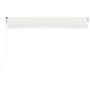 Toldo automático con LED sensor de viento crema 450x350 cm de vidaXL, Toldos - Ref: Foro24-3069012, Precio: 657,32 €, Descuen...