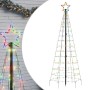 Árbol de Navidad LED con estacas 220 LEDs de colores 180 cm de , Arboles de navidad - Ref: Foro24-358102, Precio: 36,11 €, De...